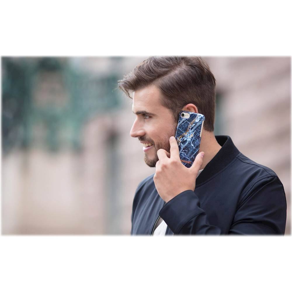 Alt View 13. iDeal of Sweden - Fashion Case for Apple® iPhone® X and XS - Midnight Blue Marble.