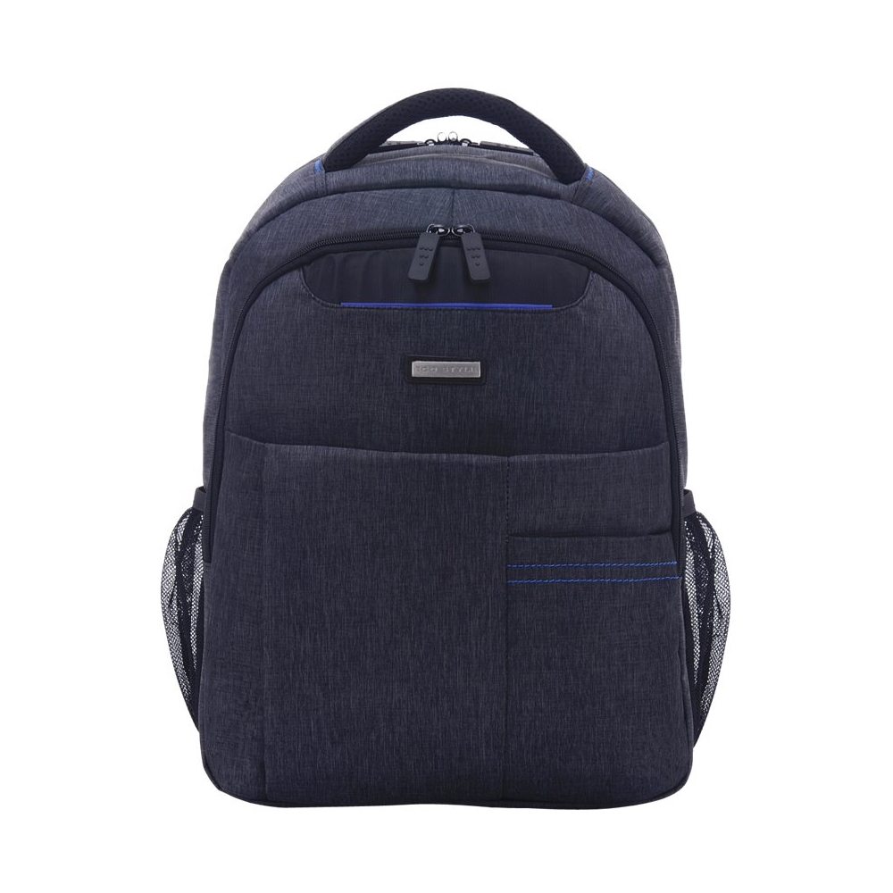 Best Buy: ECO STYLE Laptop Backpack Gray/Black/Blue ETLT-BP15