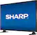 Left. Sharp - 43" Class - LED - 1080p - Smart - HDTV Roku TV - Black.