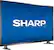 Angle. Sharp - 50" Class - LED - 1080p - Smart - HDTV Roku TV - Black.