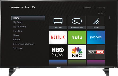 Rent to own Sharp - 50" Class - LED - 1080p - Smart - HDTV Roku TV