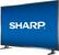 Left. Sharp - 50" Class - LED - 1080p - Smart - HDTV Roku TV - Black.
