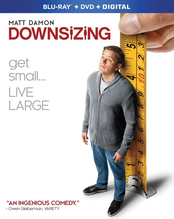 Downsizing [Includes Digital Copy] [Blu-ray/DVD] [2017]