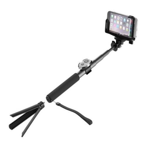 Alt View 11. Cygnett - Mini Tripod / Selfie Stick - Black.