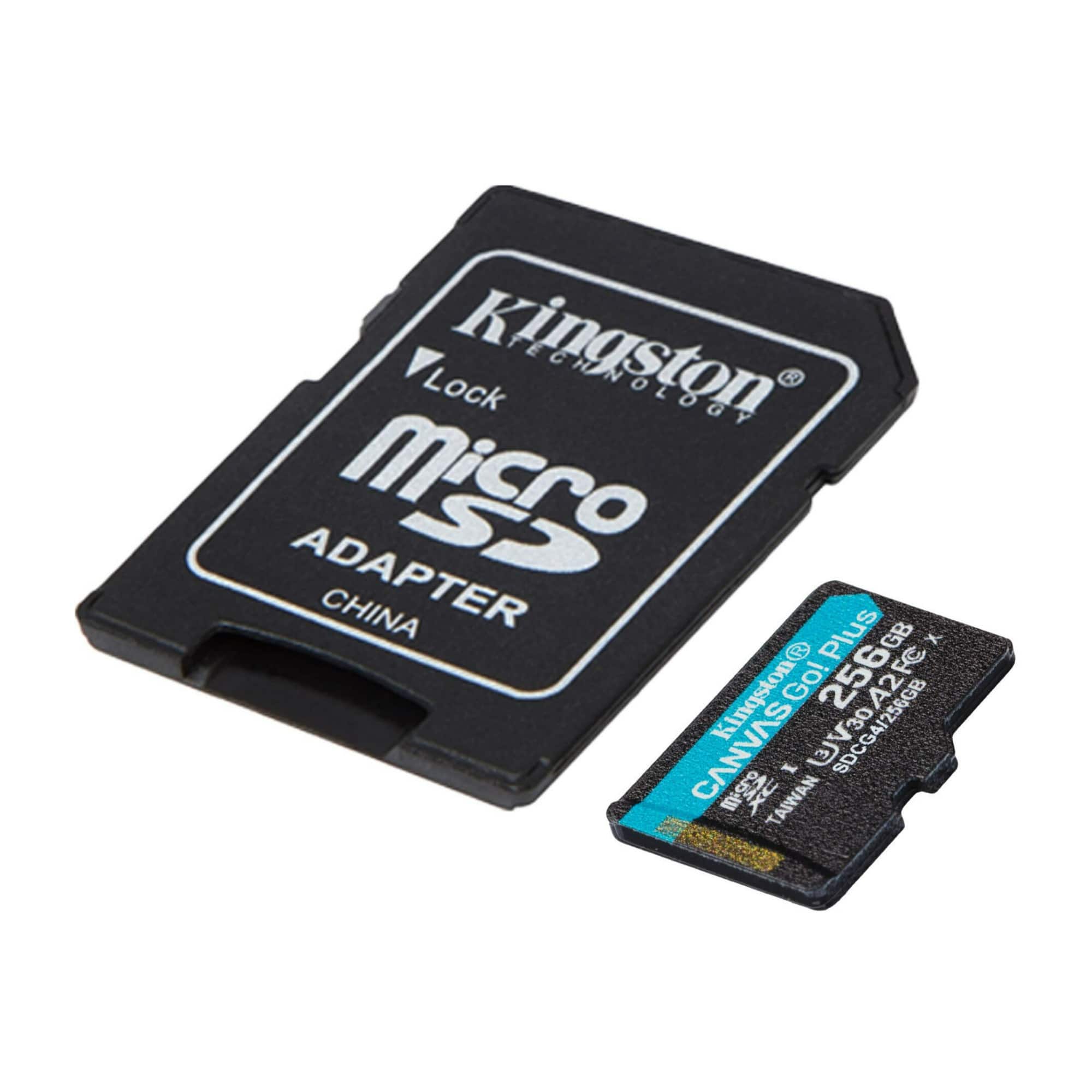 Kingston Canvas Go! Plus 256 GB Class 10/UHS I (U3) V30 microSDXC