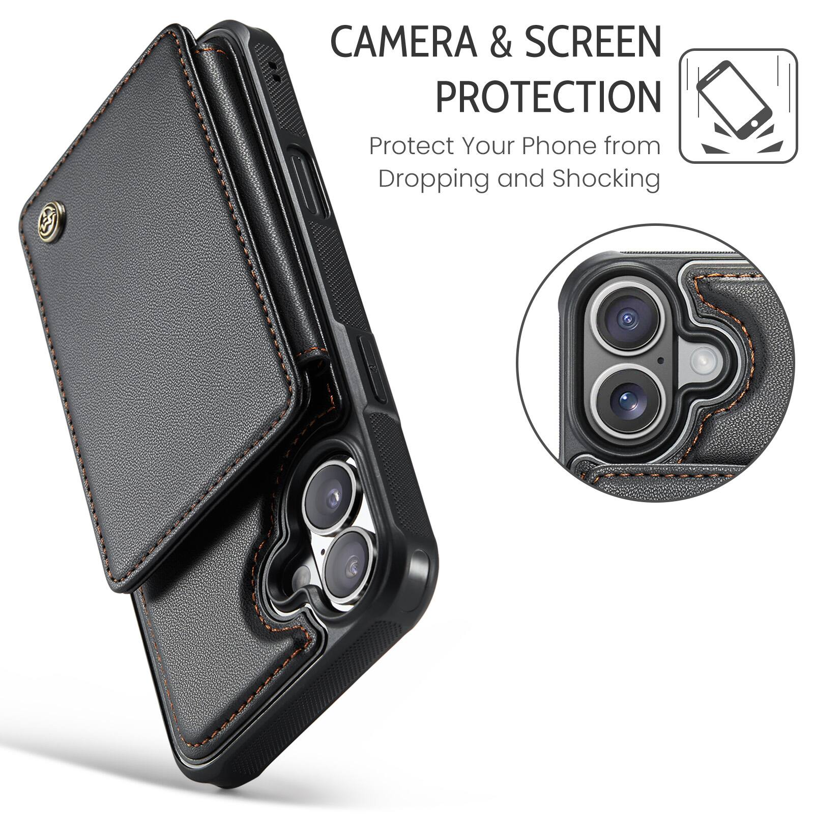 CAMERA & SCREEN PROTECTION  
Protect Your Phone from Dropping and Shocking