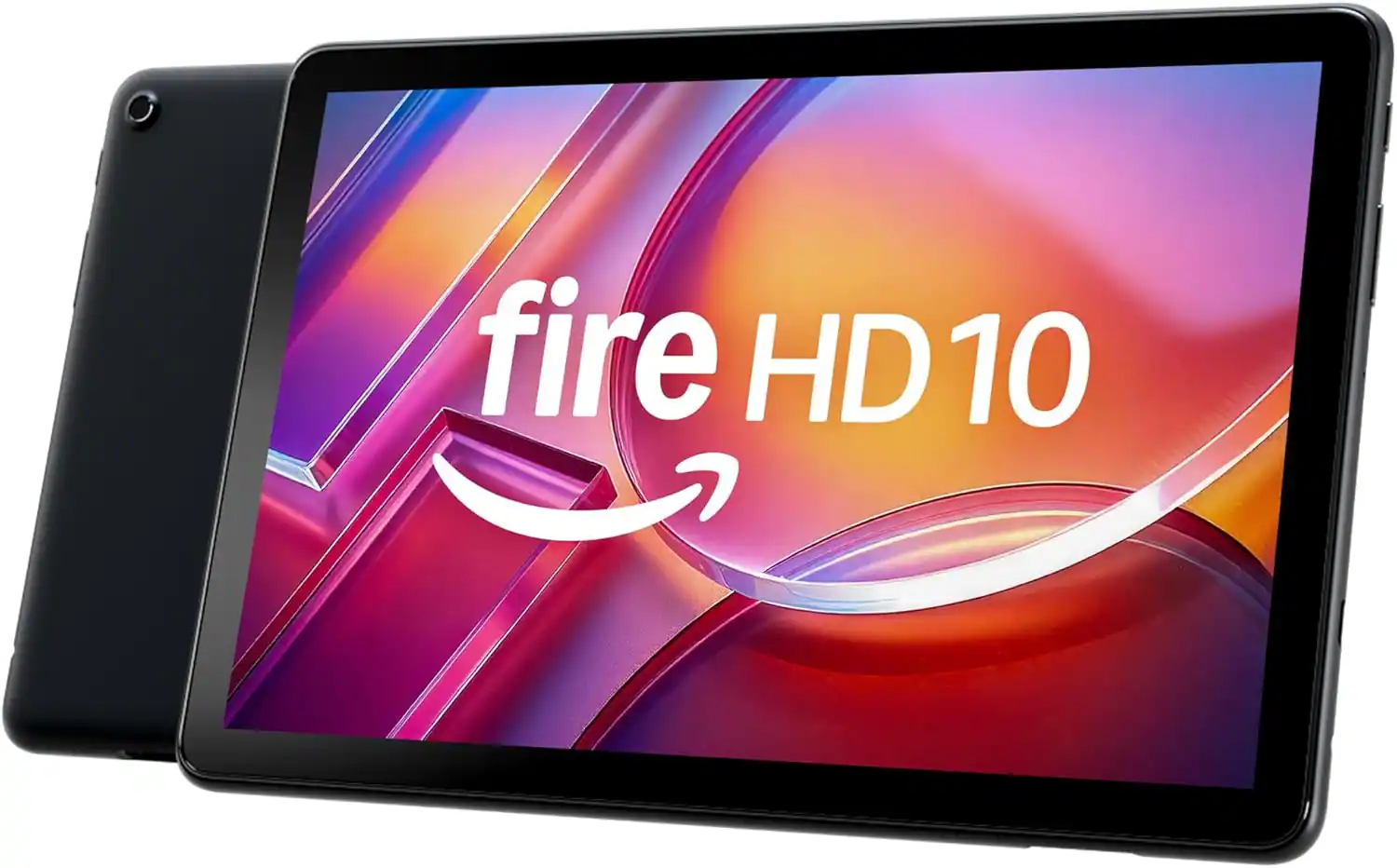 Front. Amazon - Fire HD 10 - 10.1" Tablet (2023 Release) - 32GB with Wi-Fi - Black.