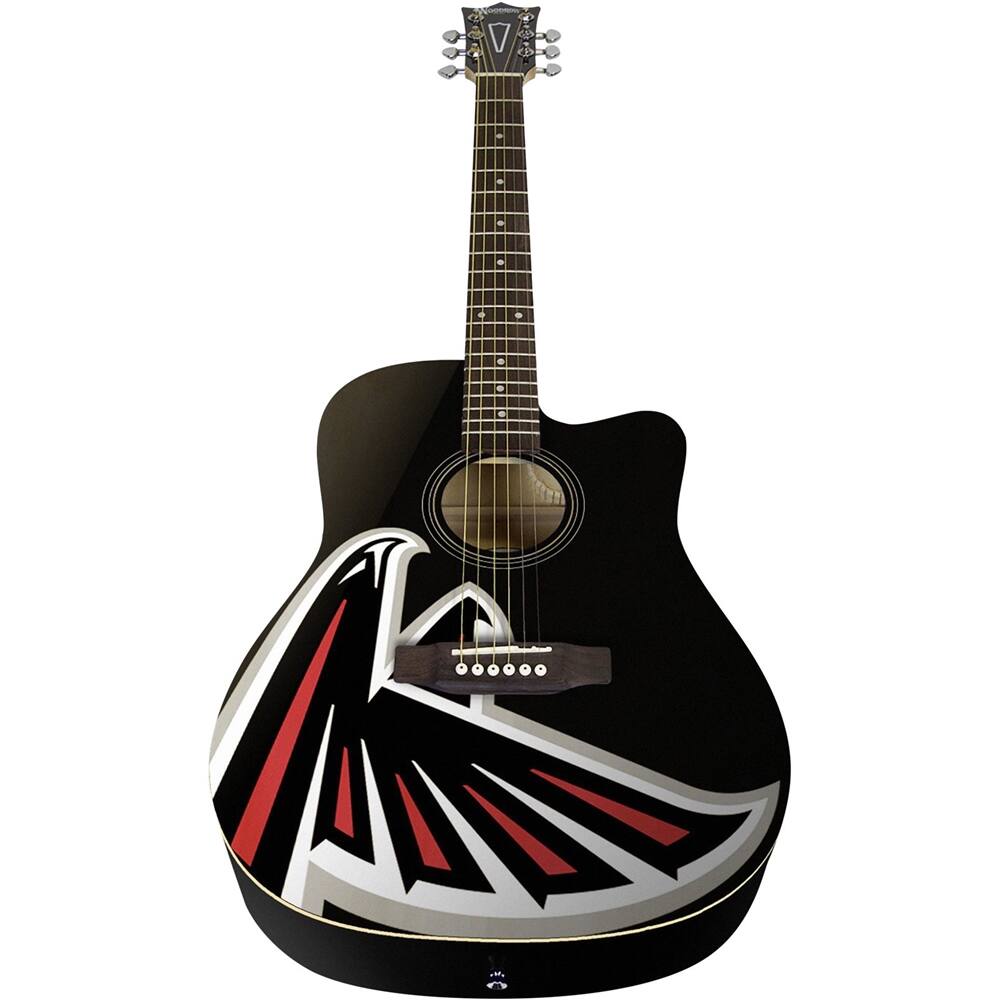 Best Buy Woodrow 6String DreadnoughtCutaway Acoustic Guitar Black