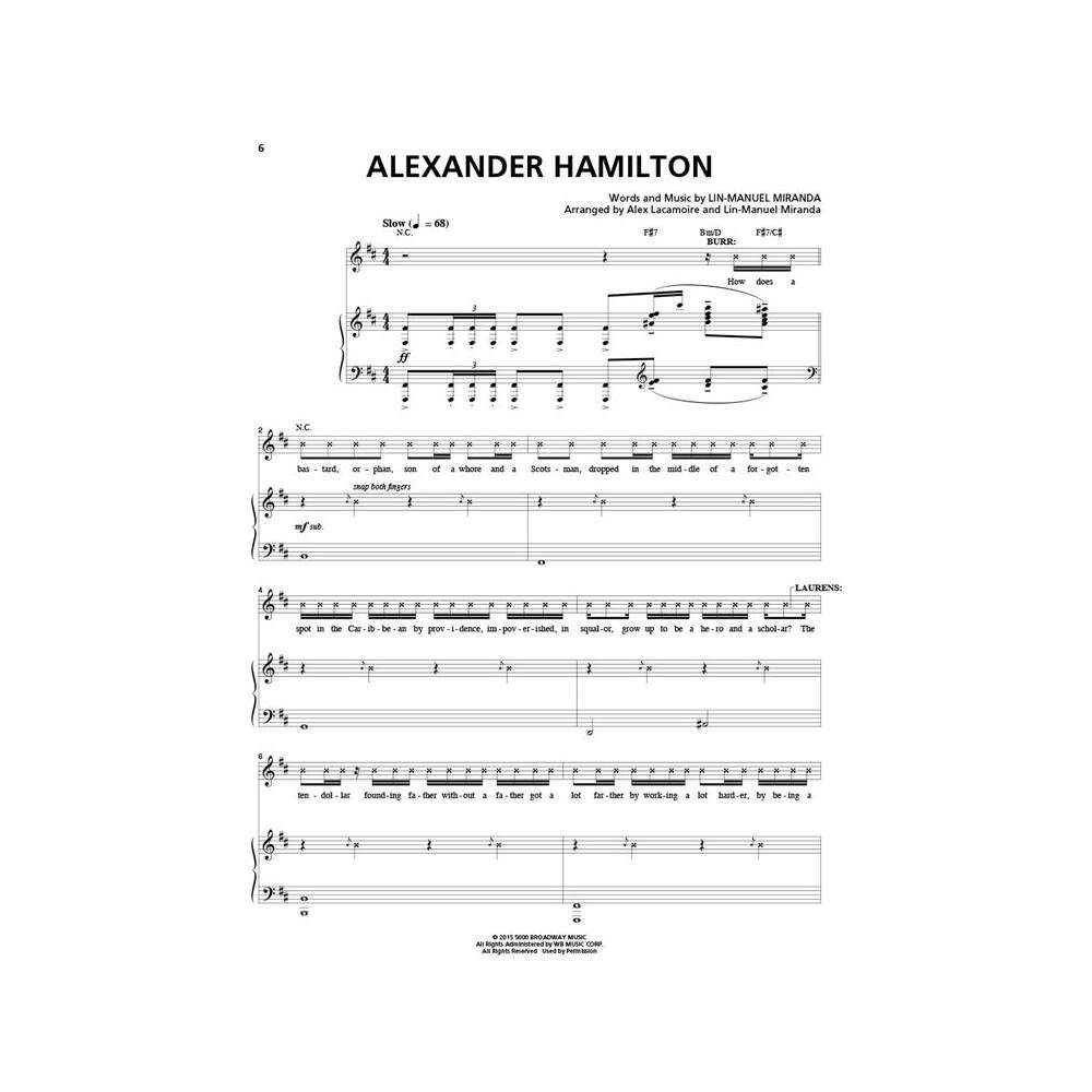 Alt View 12. Hal Leonard - Miranda Lin-Manuel: Hamilton Sheet Music.