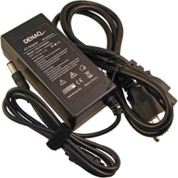 DENAQ - AC Power Adapter for Select Toshiba Laptops - Black - Front_Zoom