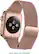 Alt View 12. Platinum™ - Magnetic Stainless Steel Mesh Band for Apple Watch 42mm, 44mm, 45mm (Series 1-9) and Apple Watch Ultra Series 1-2 49mm - Rose Gold.