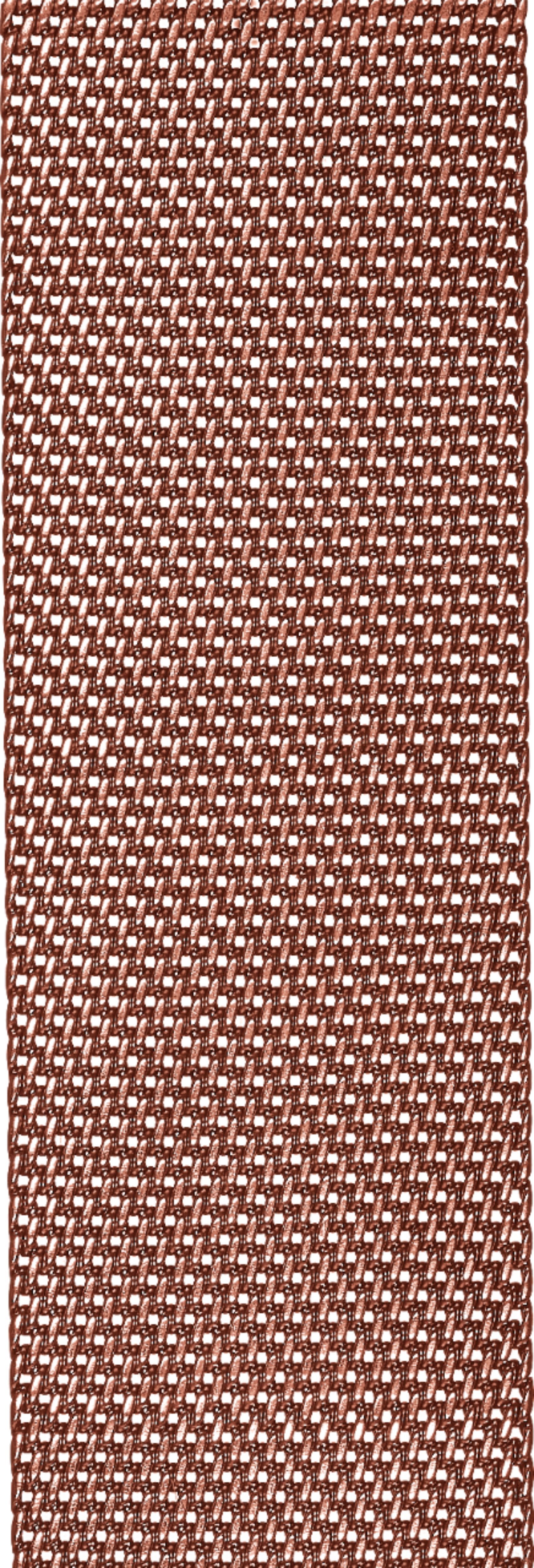 Alt View 14. Platinum™ - Magnetic Stainless Steel Mesh Band for Apple Watch 42mm, 44mm, 45mm (Series 1-9) and Apple Watch Ultra Series 1-2 49mm - Rose Gold.