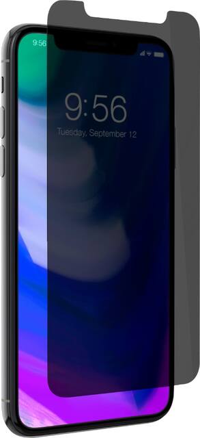 Zagg Invisibleshield Privacy Glass Screen Protector For Apple Iphone X And Xs Transparent