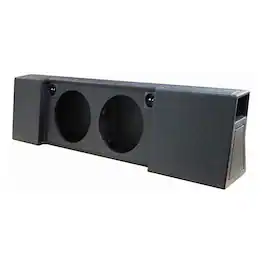 QPower - Dual 12" Sub Box - Ford F150 SuperCrew 09-26, F250/F350 Super Duty 17-26 - Black