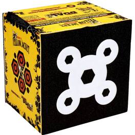 Morrell Targets - Morrell Jacket Dual Threat 350 FPS Foam Archery Target Block for All Bows - Yellow
