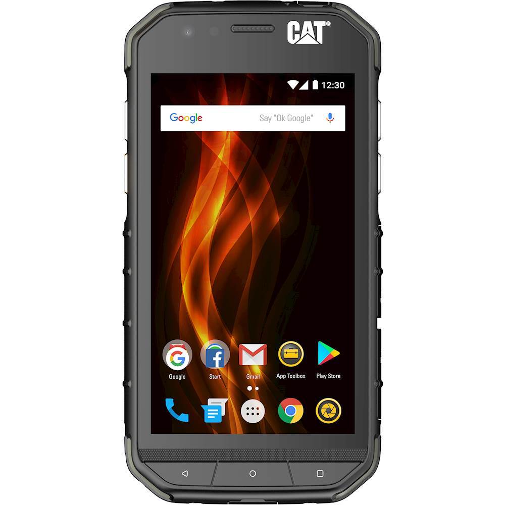 Front. CAT - S31 4G LTE with 16GB Memory Cell Phone (Unlocked) - Black.