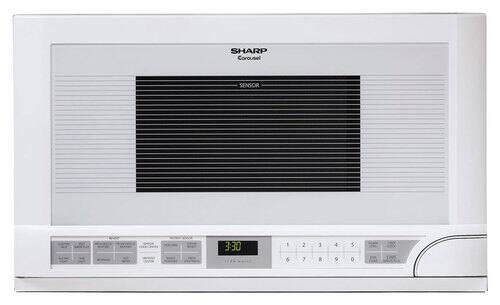 Sharp 1.5 Cu. Ft. Over the Counter Microwave White R 1211 Best