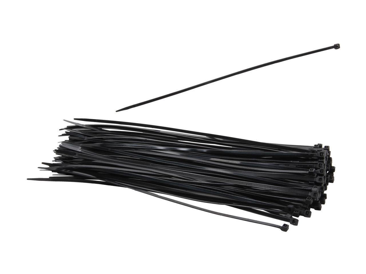 Front. Nippon Labs - Nippon Labs CT-14S-BK Nippon Labs 14" Standard Cable Ties Black Color 100pcs/Bag.