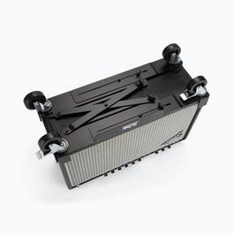 On Stage Stands - On-Stage AG5000 Amp Glider (Installation-Free Casters for Amplifiers, Rolling-Cart Attachment, Attachable Dolly, Amp - Black