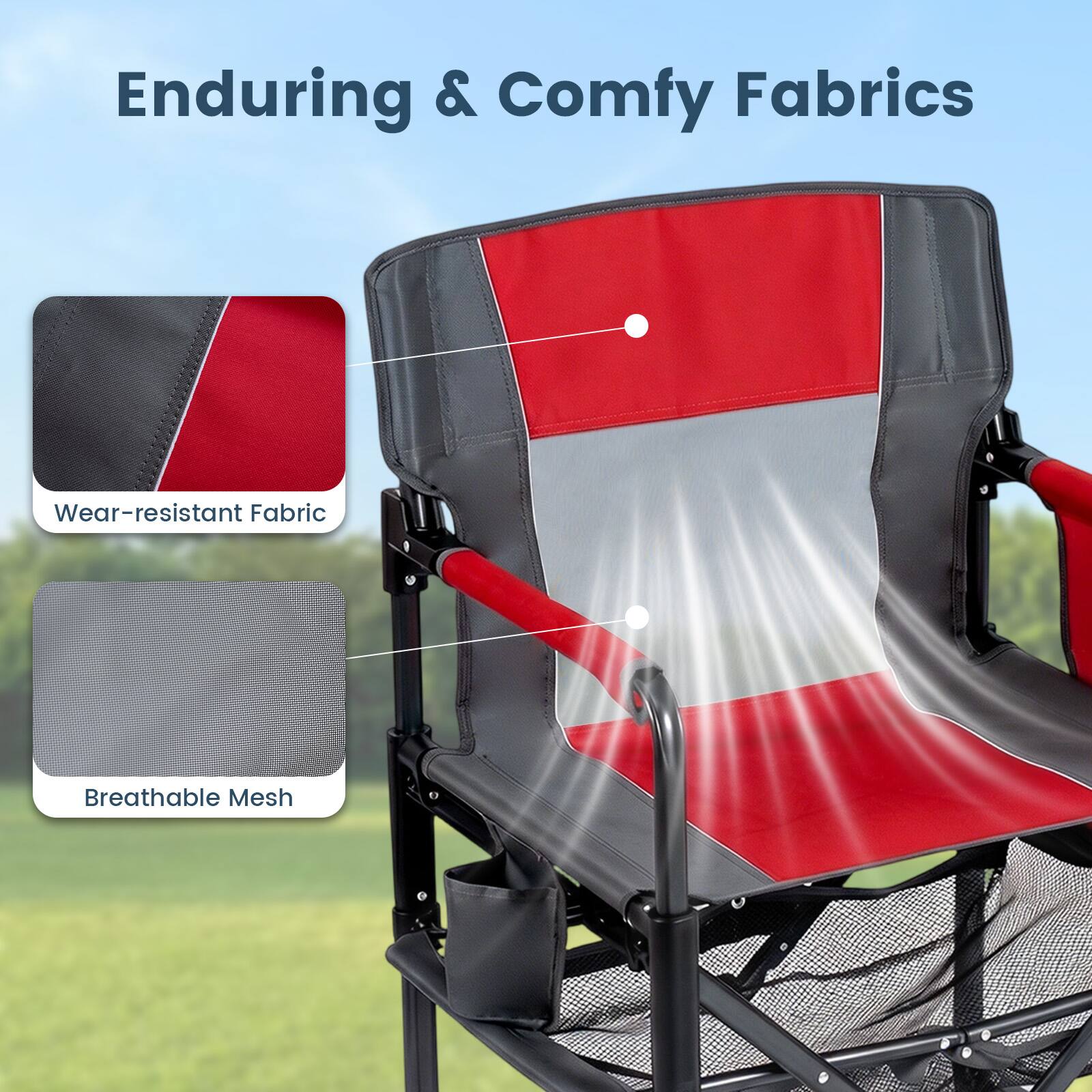 Enduring & Comfy Fabrics

Wear-resistant Fabric

Breathable Mesh