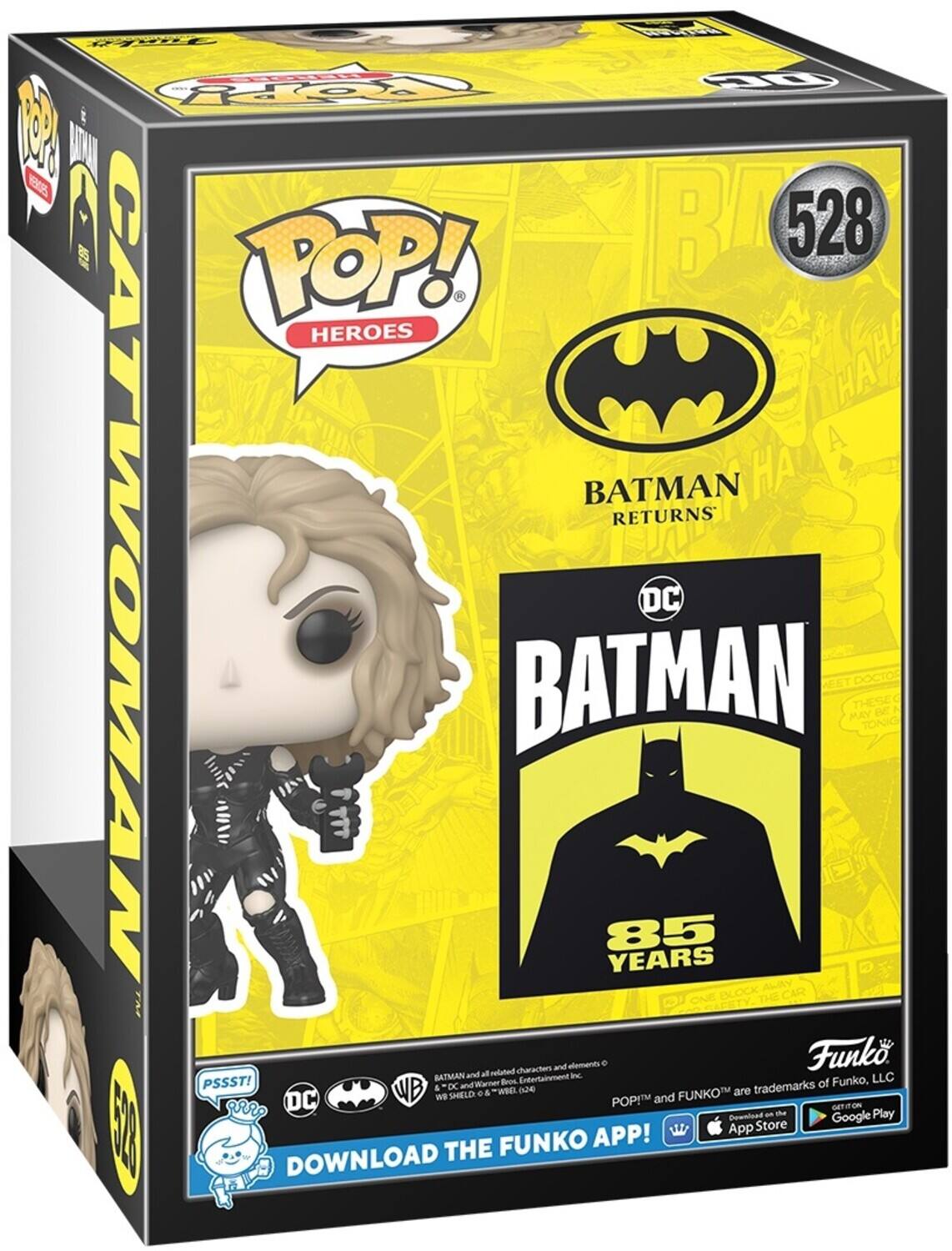 POP! HEROES, BATMAN RETURNS, BATMAN 85 YEARS, DC, POP! and FUNKO, LLC, DC and all related characters and elements © 2018 Warner Bros. Entertainment Inc., PSSST!, DOWNLOAD THE FUNKO APP!, FUNKO APP!, FUNKO APP!, FUNKO APP!