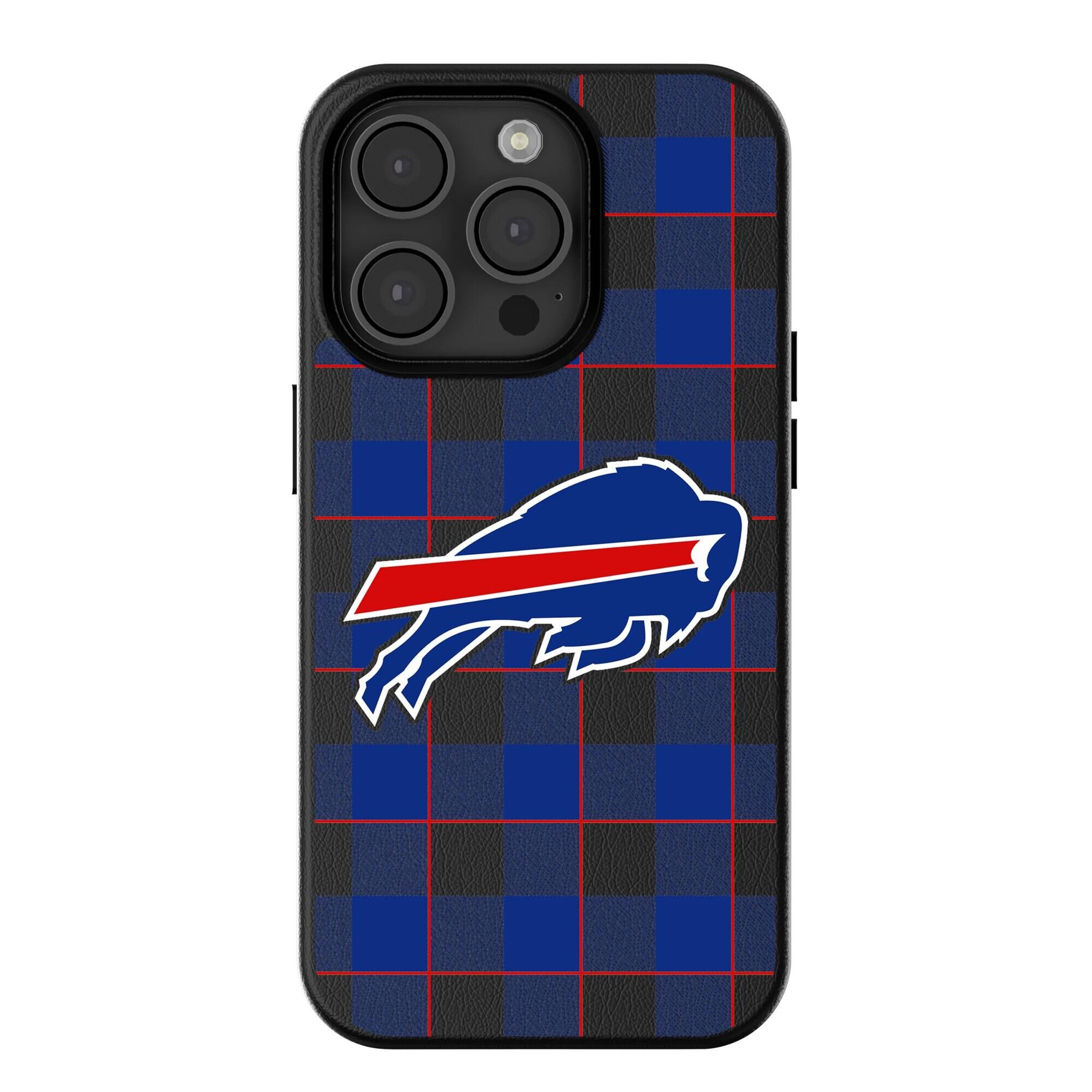 Keyscaper - NFL - Buffalo Bills Plaid Magnetic Bump iPhone Case - 15 Pro - Black price history on PriceWatchPro