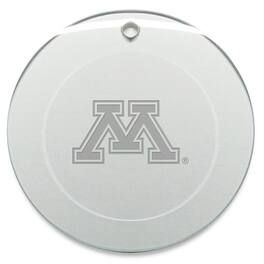 Jardine - Minnesota Golden Gophers 3'' Glass Round Ornament - Multicolor