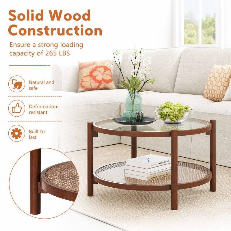Solid Wood Construction  
Ensure a strong loading capacity of 265 LBS  
Natural and safe  
Deformation-resistant  
Built to last