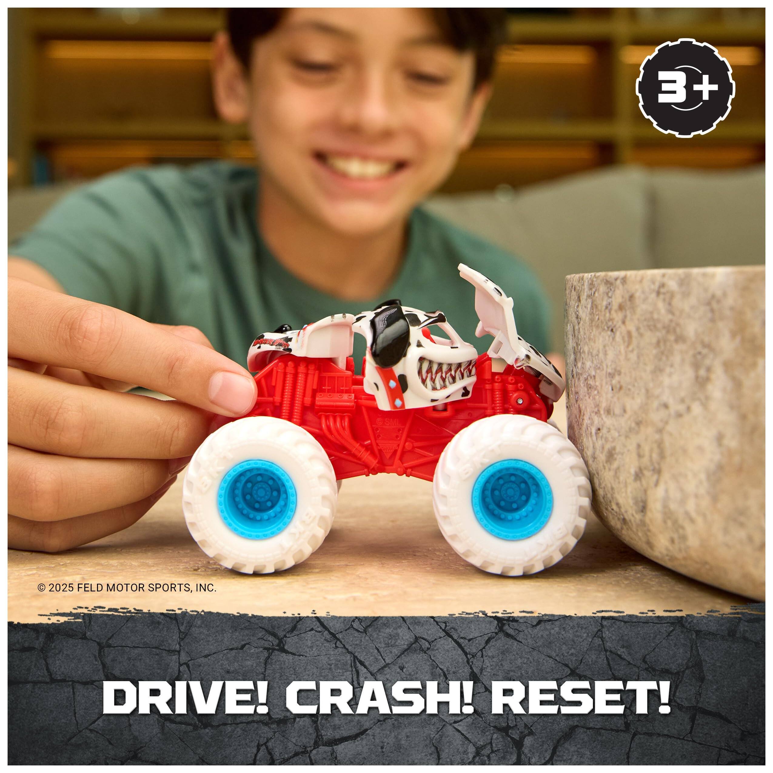 3+  
© 2025 FELD MOTOR SPORTS, INC.  
DRIVE! CRASH! RESET!
