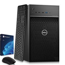 Dell - Refurbished Excellent - Precision Tower Desktop PC | Intel Core i5-8th 3.0GHz | 16GB DDR4 RAM | 512GB SSD | Keyboard & Mouse | Wi-Fi | Window 11 - Black