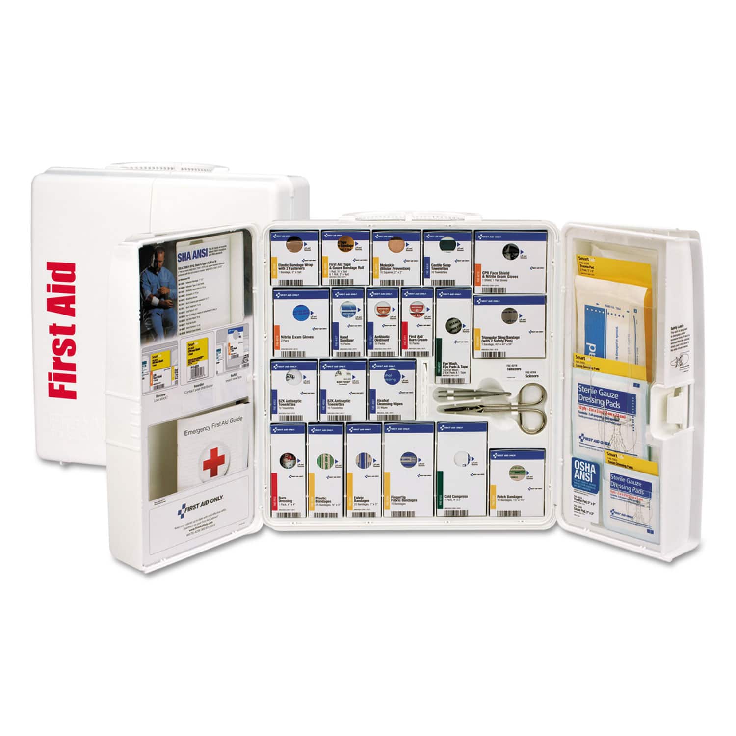 First Aid Only - ANSI 2021 SmartCompliance General Business First Aid Station for 50 People - White