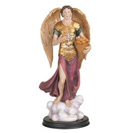 FC Design - 12"H Archangel Barachiel Chief of Guardian Angels Holy Figurine Statue Office Desk Tabletop Home Decor Gift - Multi-Color