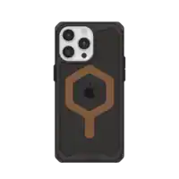 UAG - Plyo Pro Series Case with Magsafe for Apple iPhone 15 Pro Max - Black/Bronze - Front_Zoom