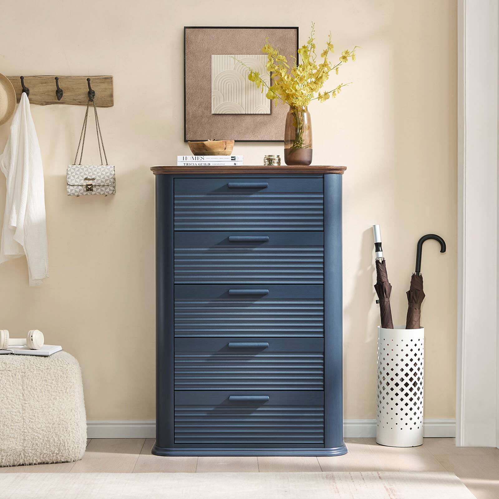 The text on the image is:

"THE HUMES  
TRICORNIA HOUSE"