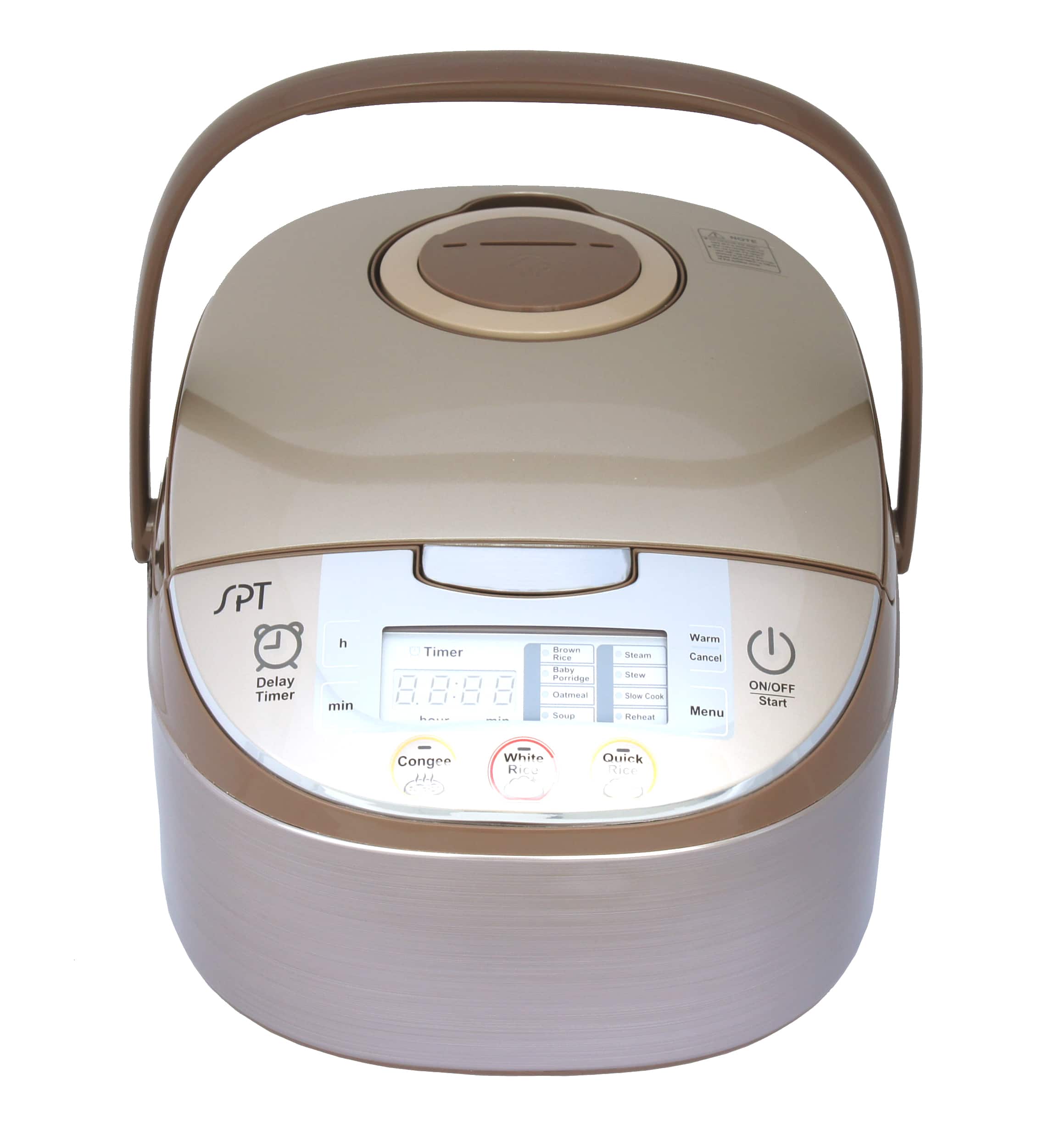 Sunpentown - 10 Cups Multi-functional Rice Cooker - Brown