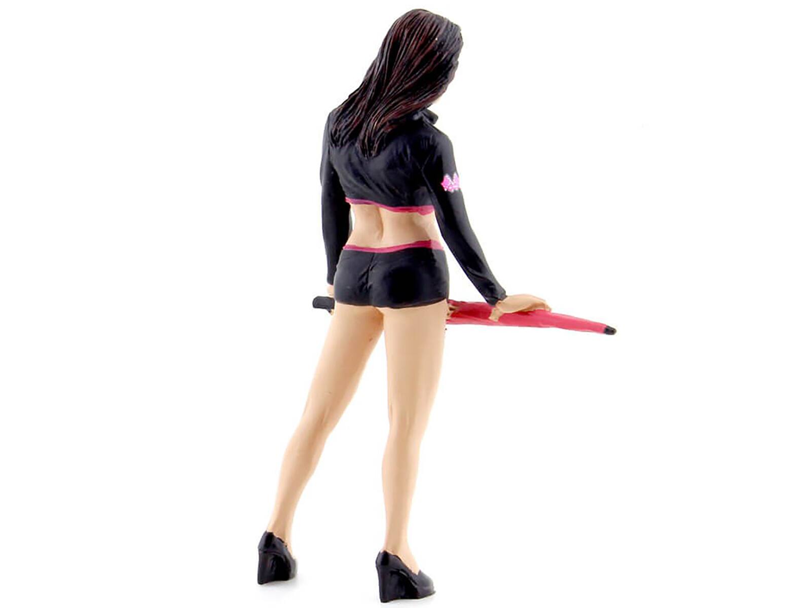 Alt View 1. American Diorama - Umbrella Girl I Figure For 1:18 Scale Models by American Diorama.