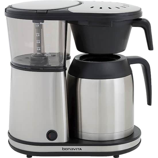 Bonavita 8 Cup Coffee Maker Stainless Steel Black Bv1901ts Best Buy