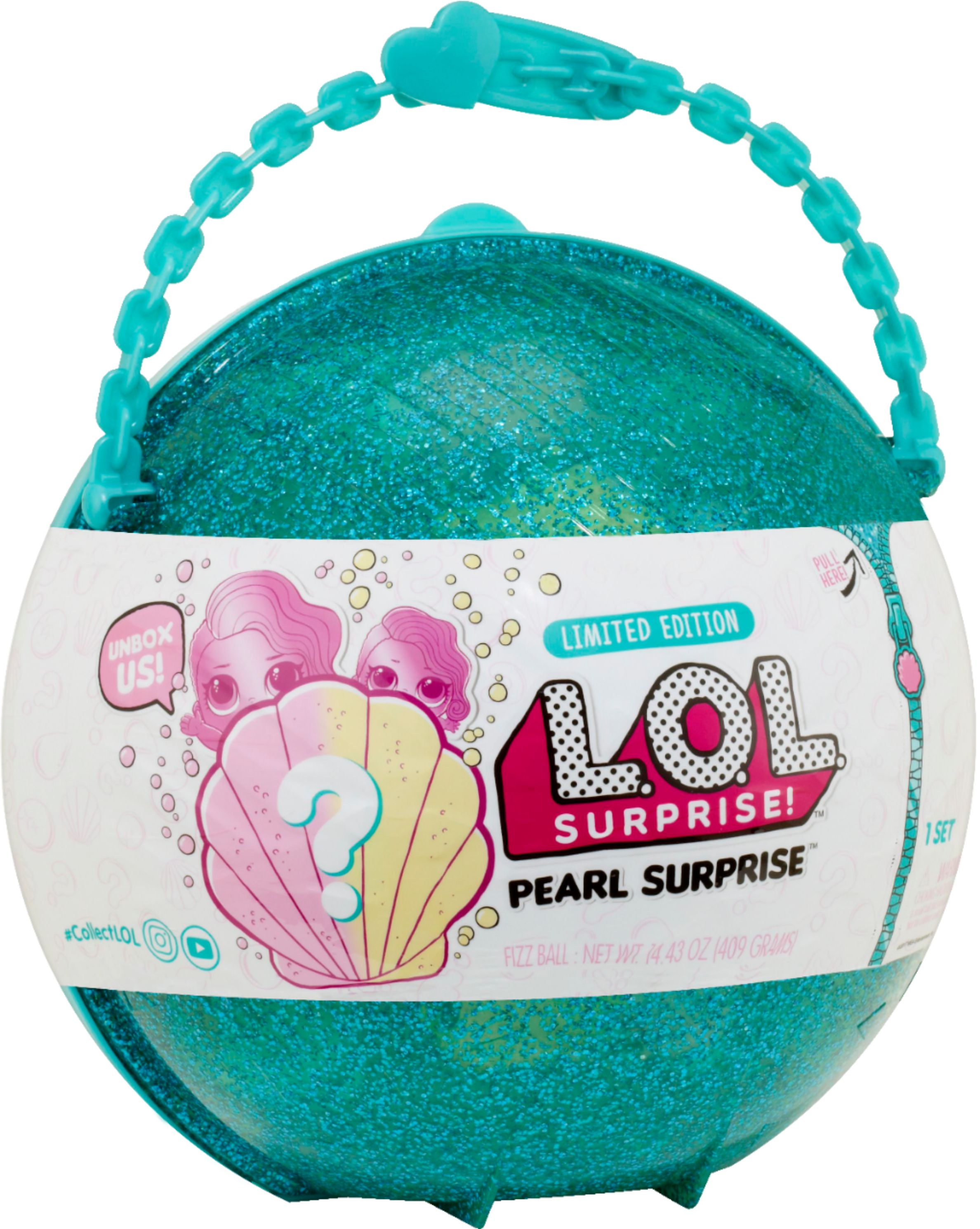 LOL Pearl Surprise Teal 2018 Limited Edition New Release Mermaid L.O.L Doll Big 