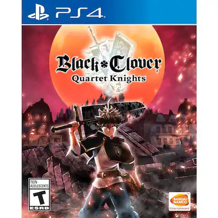 Front. BANDAI NAMCO Entertainment - Black Clover: Quartet Knights. - T (Teen 13+)