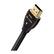 Front. AudioQuest - Pearl 13.2' 4K Ultra HD In-Wall HDMI Cable - Black/White Stripe.