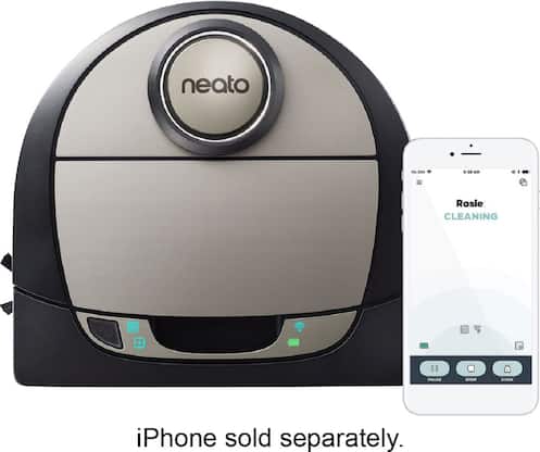 Neato Robotics - Botvac D7 Wi-Fi Connected Robot Vacuum - Black/Gray