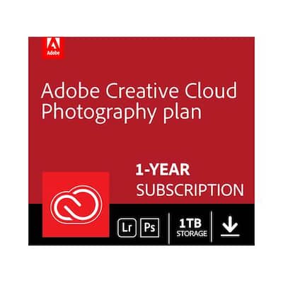Creative Cloud Photography Plan with 1TB - Android|Mac|Windows|iOS