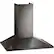 Left. LG - STUDIO 30" Convertible Range Hood - PrintProof Black Stainless Steel.