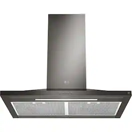 LG STUDIO - 36 inches - Convertible - Wall Range Hood - Black Stainless Steel