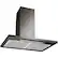 Left. LG - STUDIO 36" Convertible Range Hood - PrintProof Black Stainless Steel.