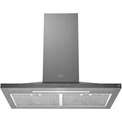 Front. LG - STUDIO 30" Convertible Range Hood - Stainless steel.