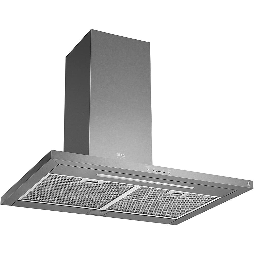 Alt View 14. LG - STUDIO 30" Convertible Range Hood - Stainless steel.