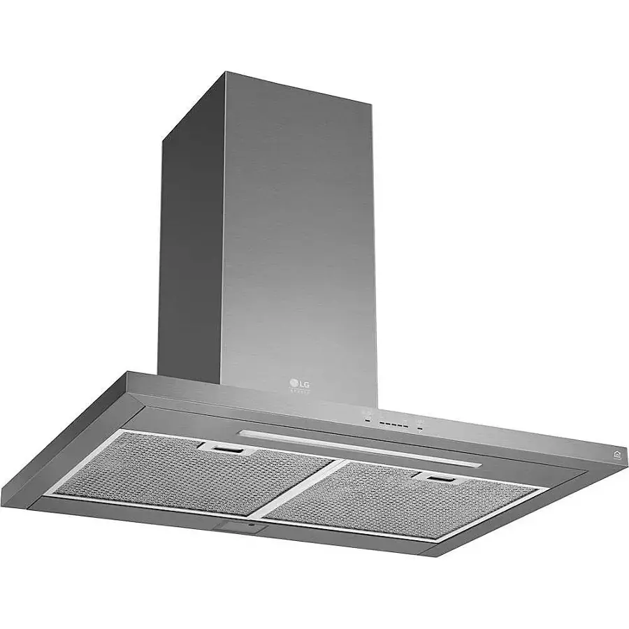 Alt View 15. LG - STUDIO 36" Convertible Range Hood - Stainless steel.