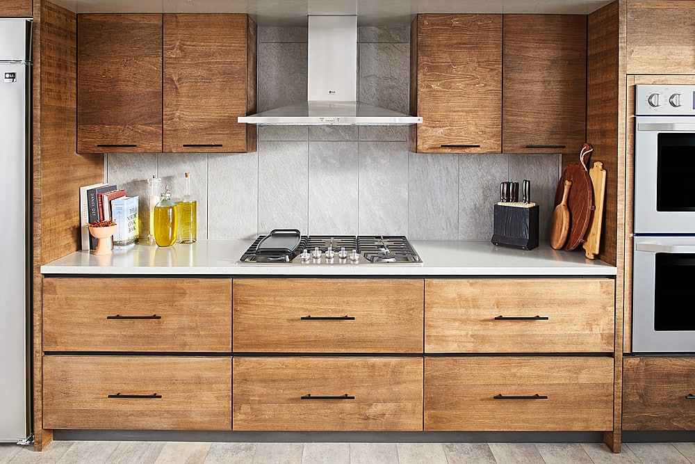 Alt View 19. LG - STUDIO 36" Convertible Range Hood - Stainless steel.