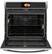 Left. GE - Profile 30" Built-In Single Electric Convection Wall Oven - Stainless steel.